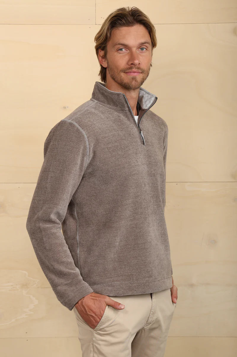 Apres Lux Chenille 1/4 Zip Pullover
