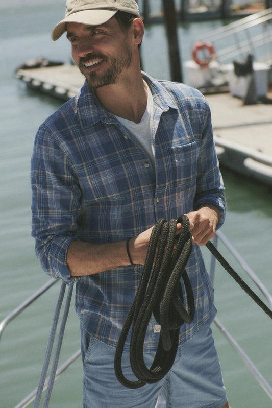 Stretch Selvage Long Sleeve Shirt