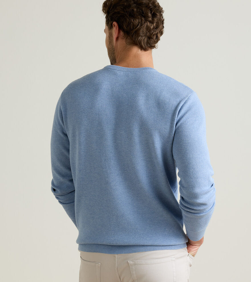 Coolspun Lite Textured Crewneck Sweater