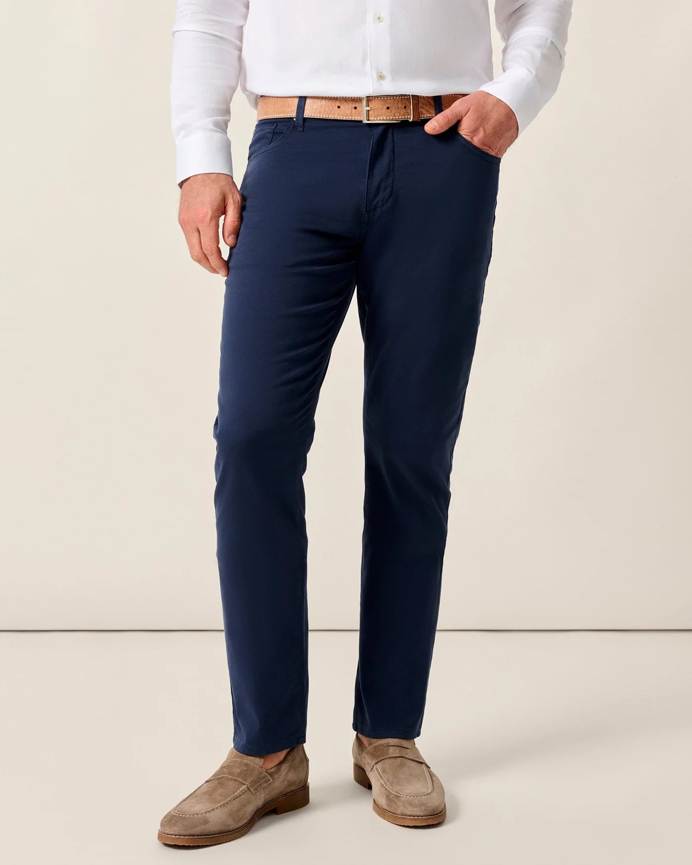 Carmel Sateen 5-Pocket Pants