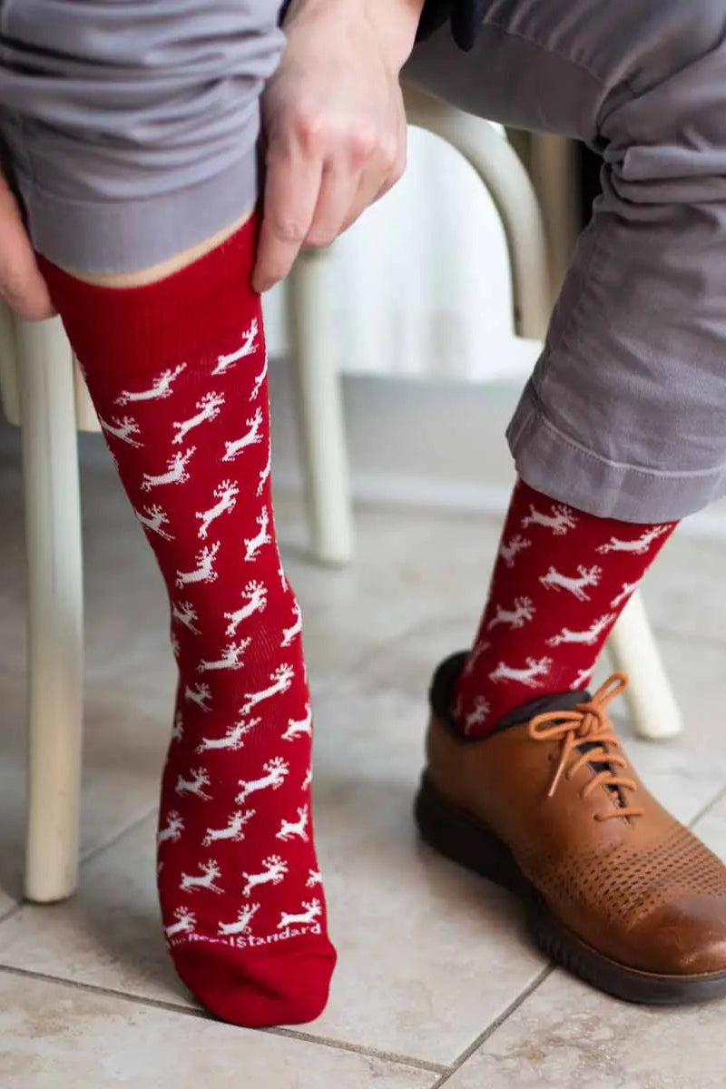 Leaping Deer Socks