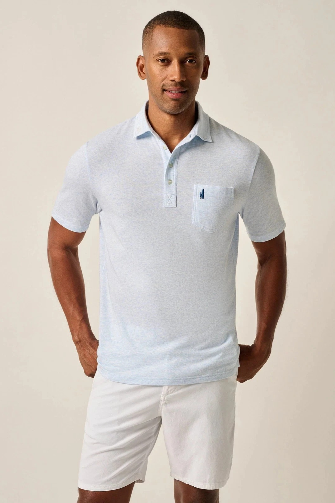 Original 4-Button Polo - Heathered 2.0