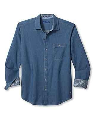 Wild Indigo Plaid Button Down