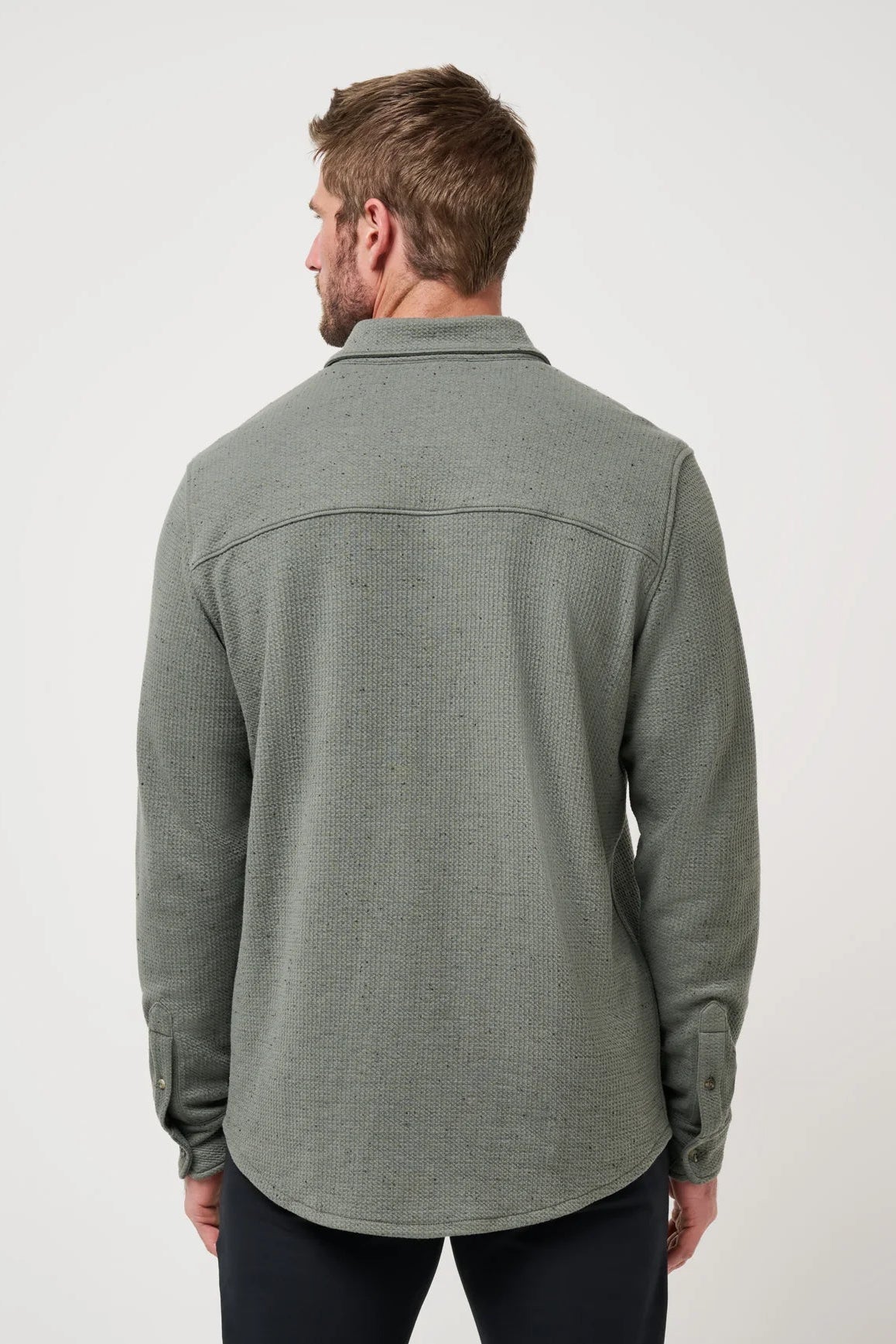 Cloud Waffle Shirt Jacket