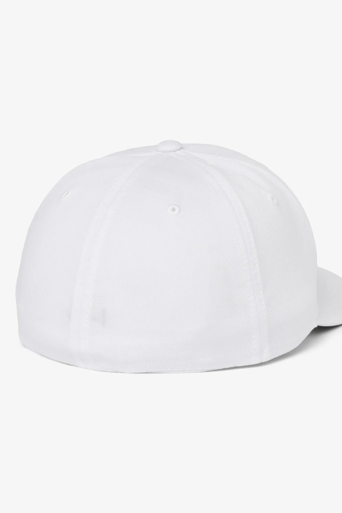 White baseball cap on a white background