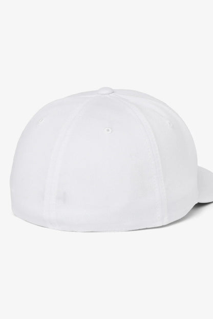 White baseball cap on a white background