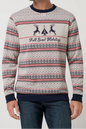 man in holiday sweater