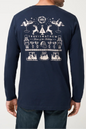 man in holiday shirt 