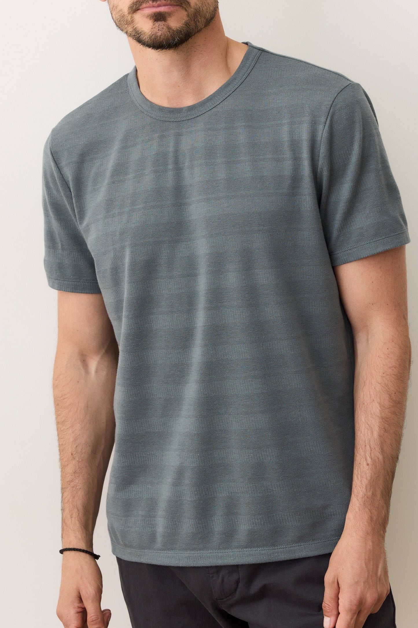 Signature Jacquard Crew Tee