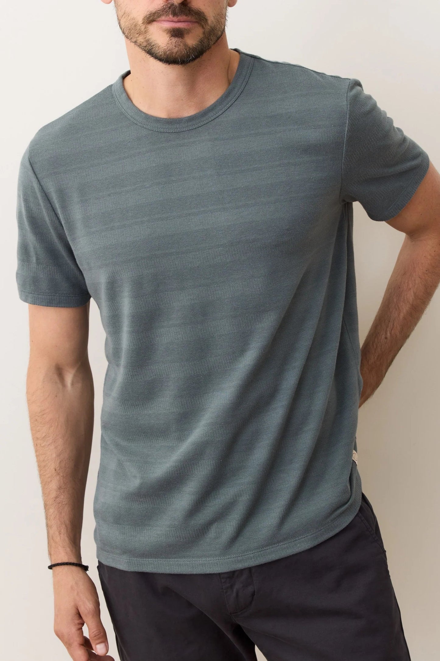 Signature Jacquard Crew Tee