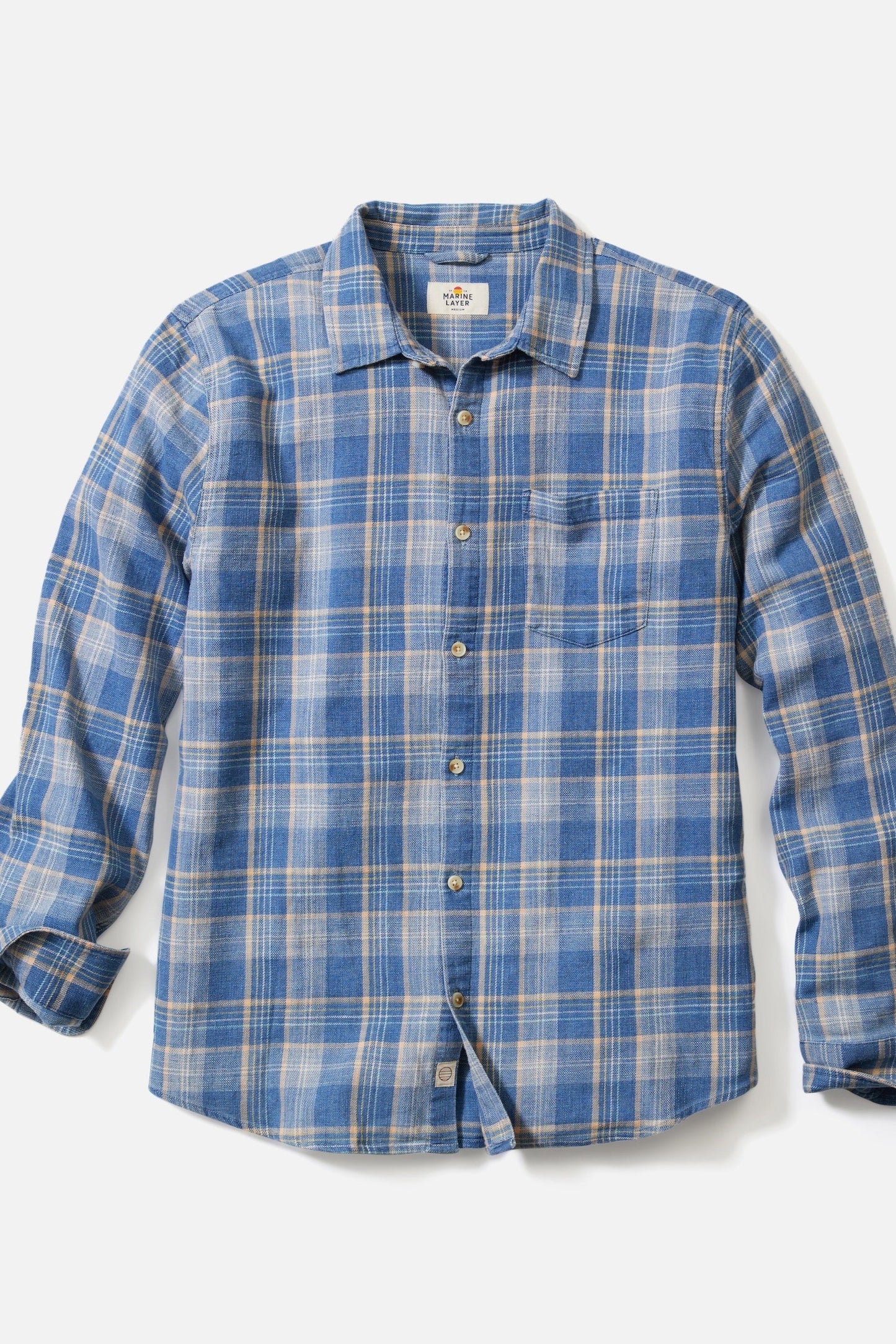 Stretch Selvage Long Sleeve Shirt