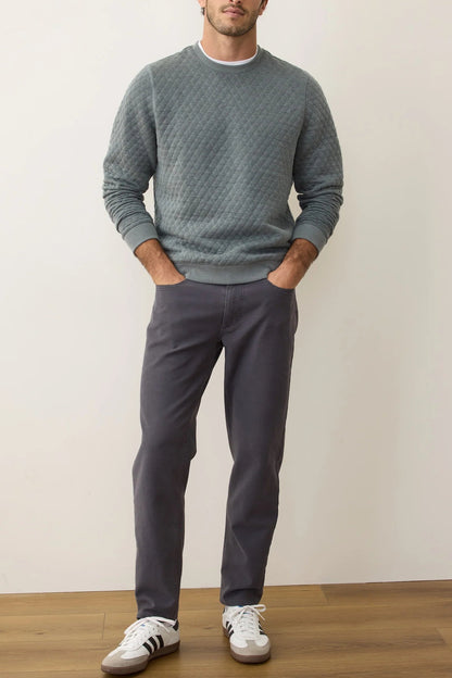 Corbet Quilted Crewneck