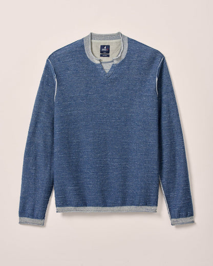 Jamesy Split Neck Cotton Sweater
