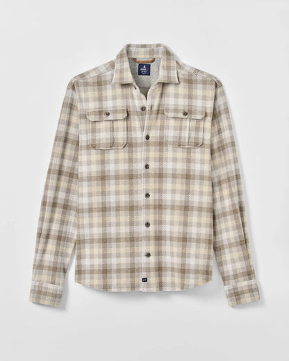 Marcelo Stretch Knit Flannel Lodge Shirt