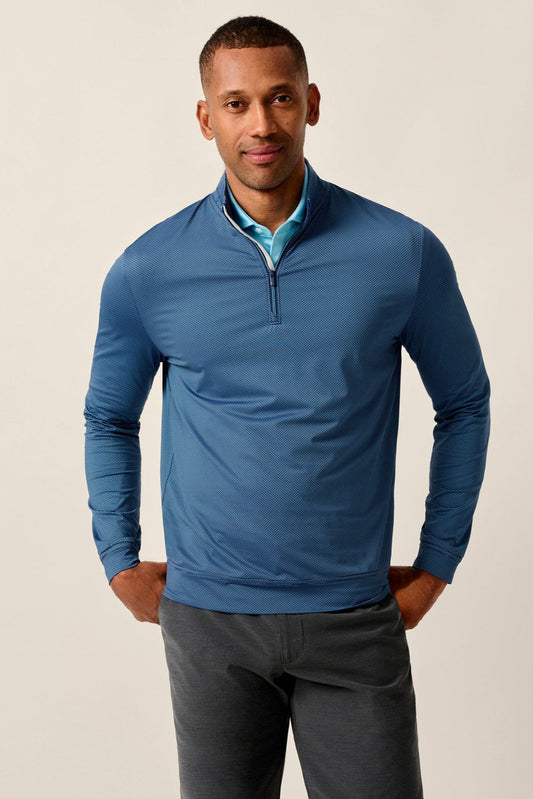 Jamie Jacquard Stretch 1/4-Zip Pullover