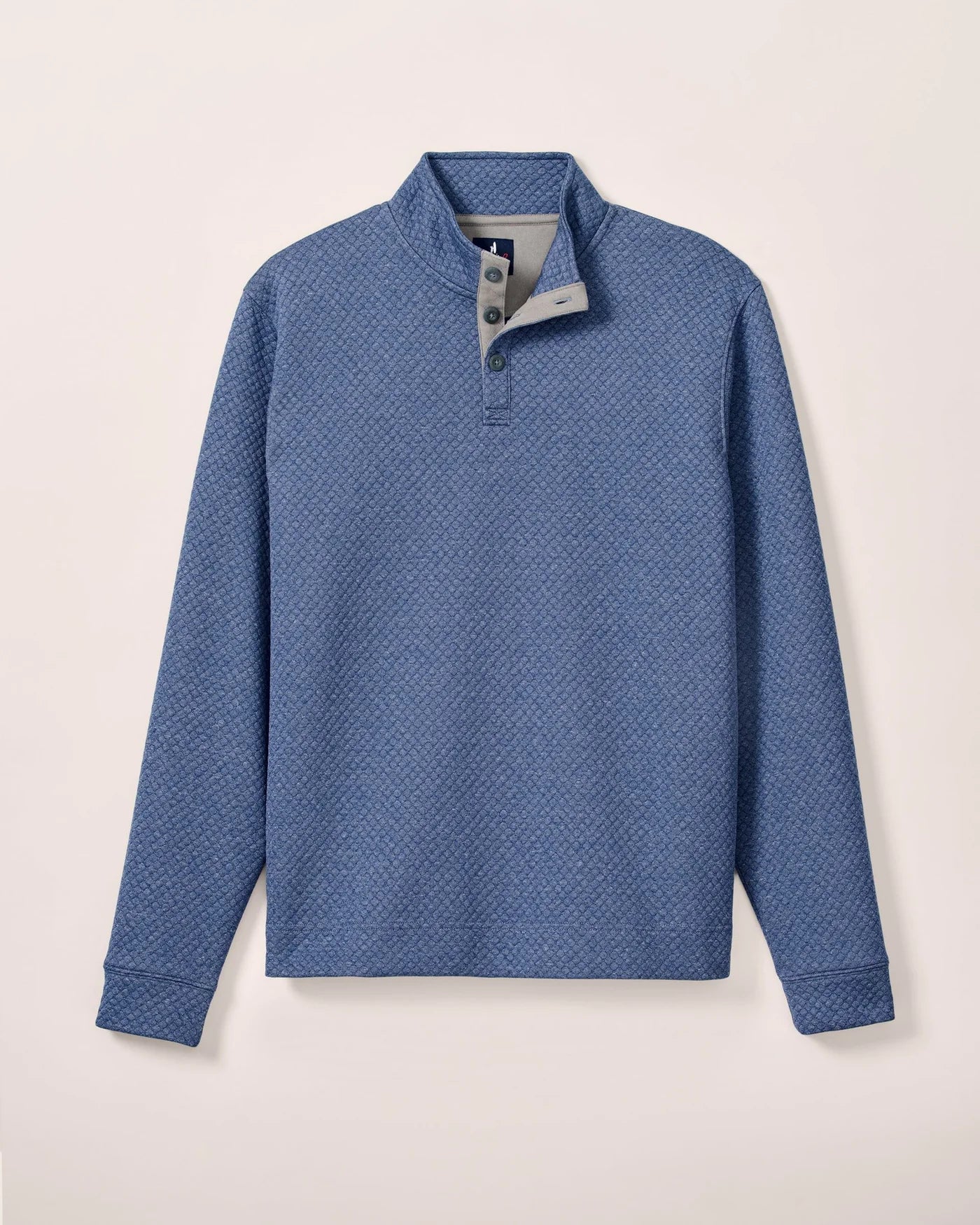Rockwells Diamond-Quilted Henley Pullover