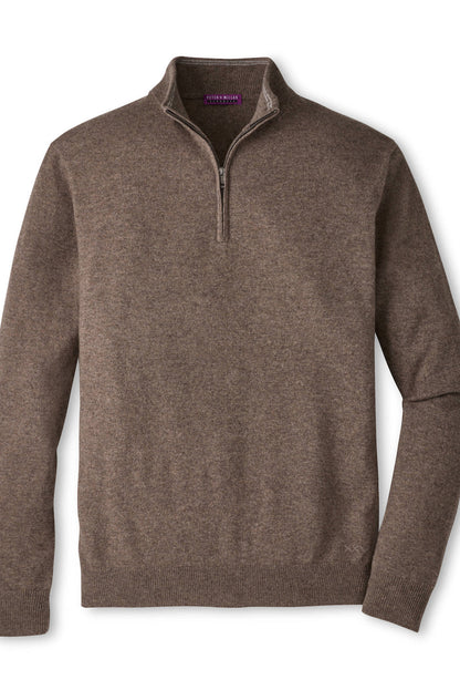 cashmere 1/4 zip pullover