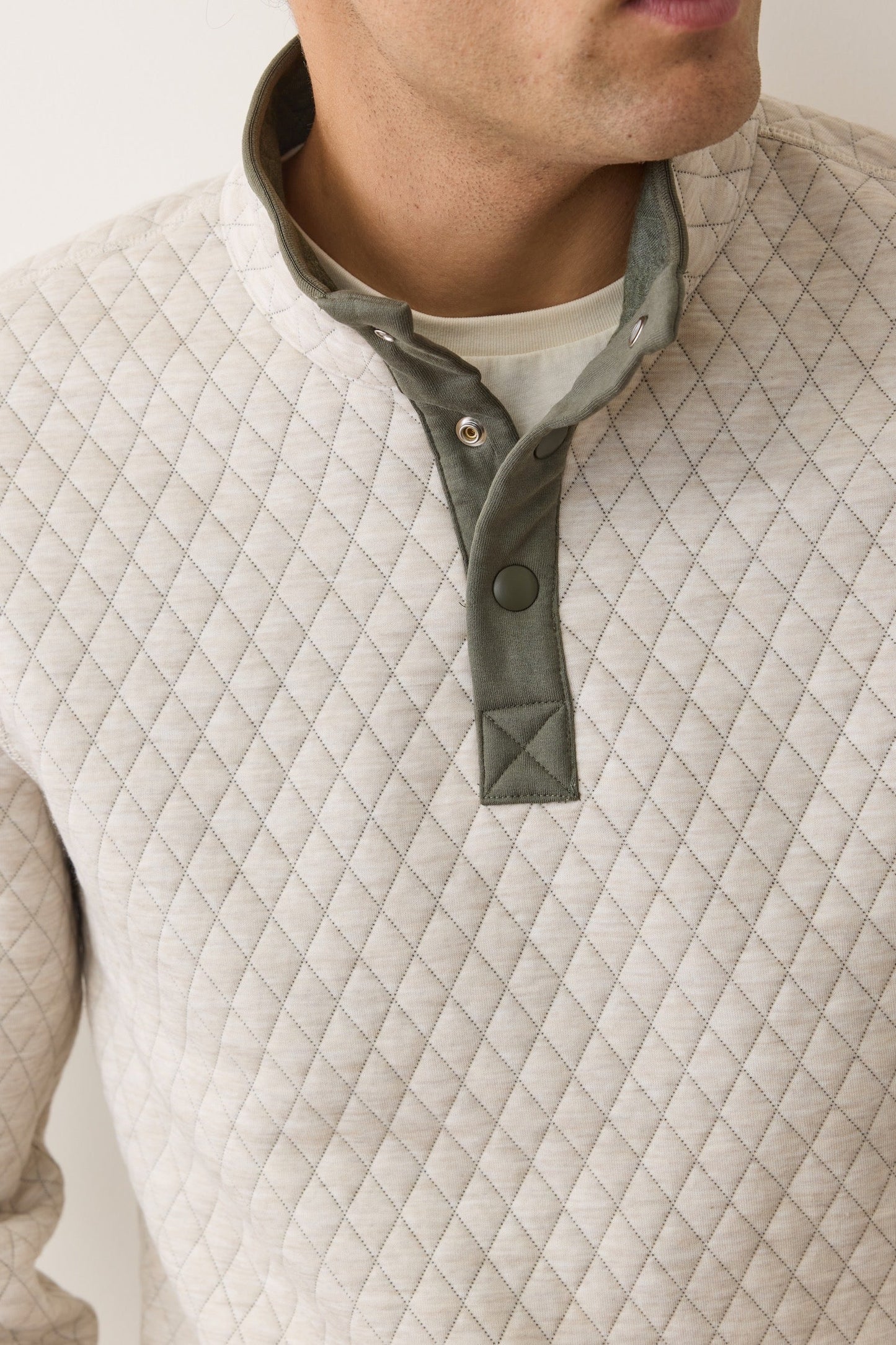 Corbet Quilted Reversible Pullover