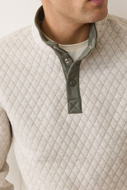 Corbet Quilted Reversible Pullover