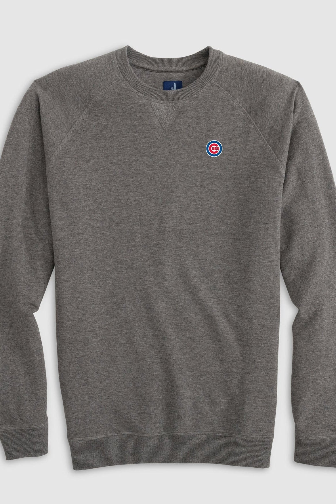Gray sweatshirt on a light gray background