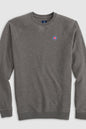 Gray sweatshirt on a light gray background
