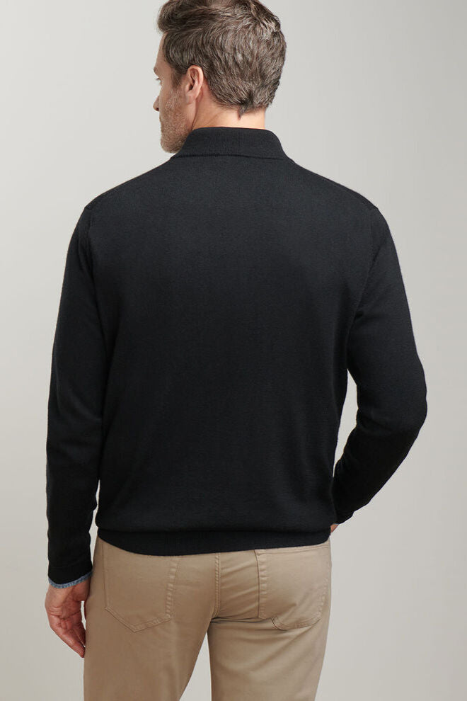 Autumn Crest Suede Trim Quarter-Zip