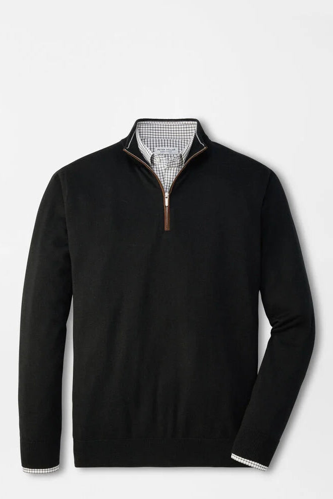 Autumn Crest Suede Trim Quarter-Zip