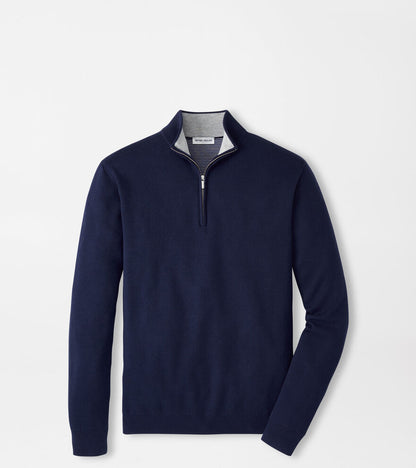Coolspun Lite Cotton Quarter-Zip Sweater