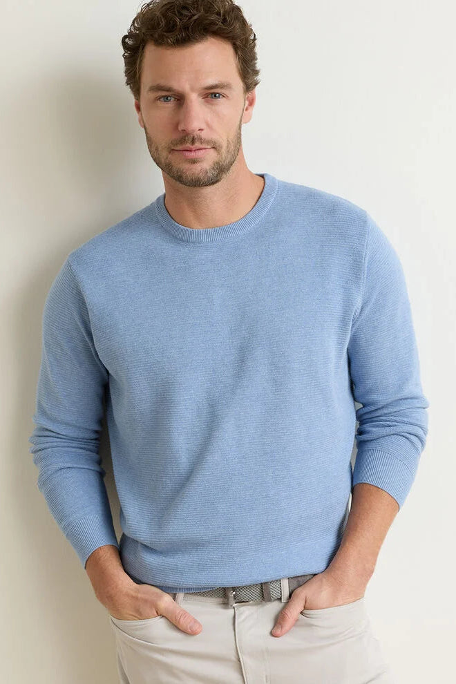 Coolspun Lite Textured Crewneck Sweater