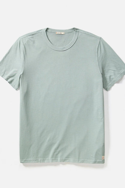 Light green t-shirt on a white background