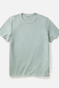 Light green t-shirt on a white background