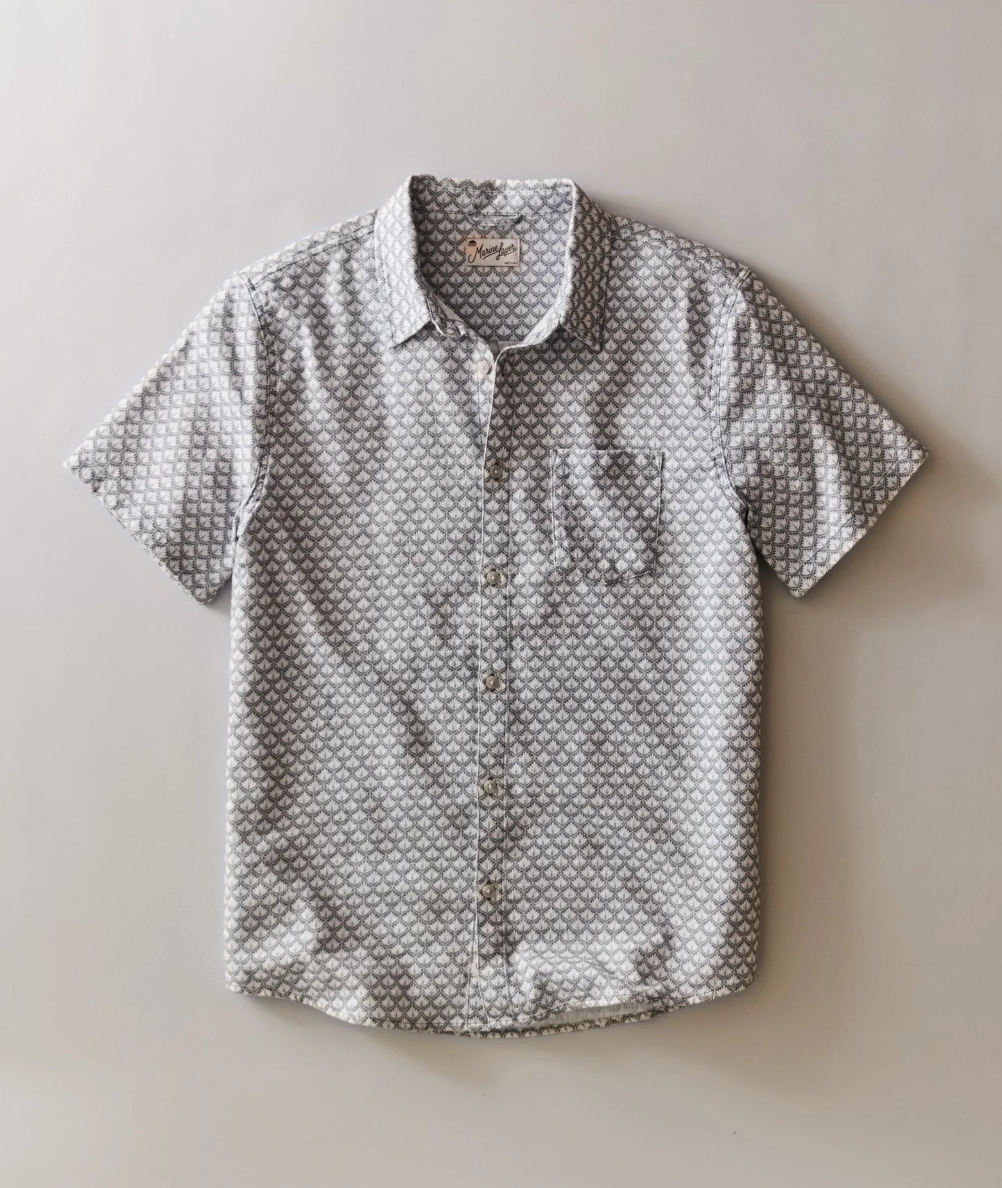 Stretch Selvage Short Sleeve Shirt