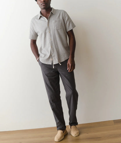 Stretch Selvage Short Sleeve Shirt