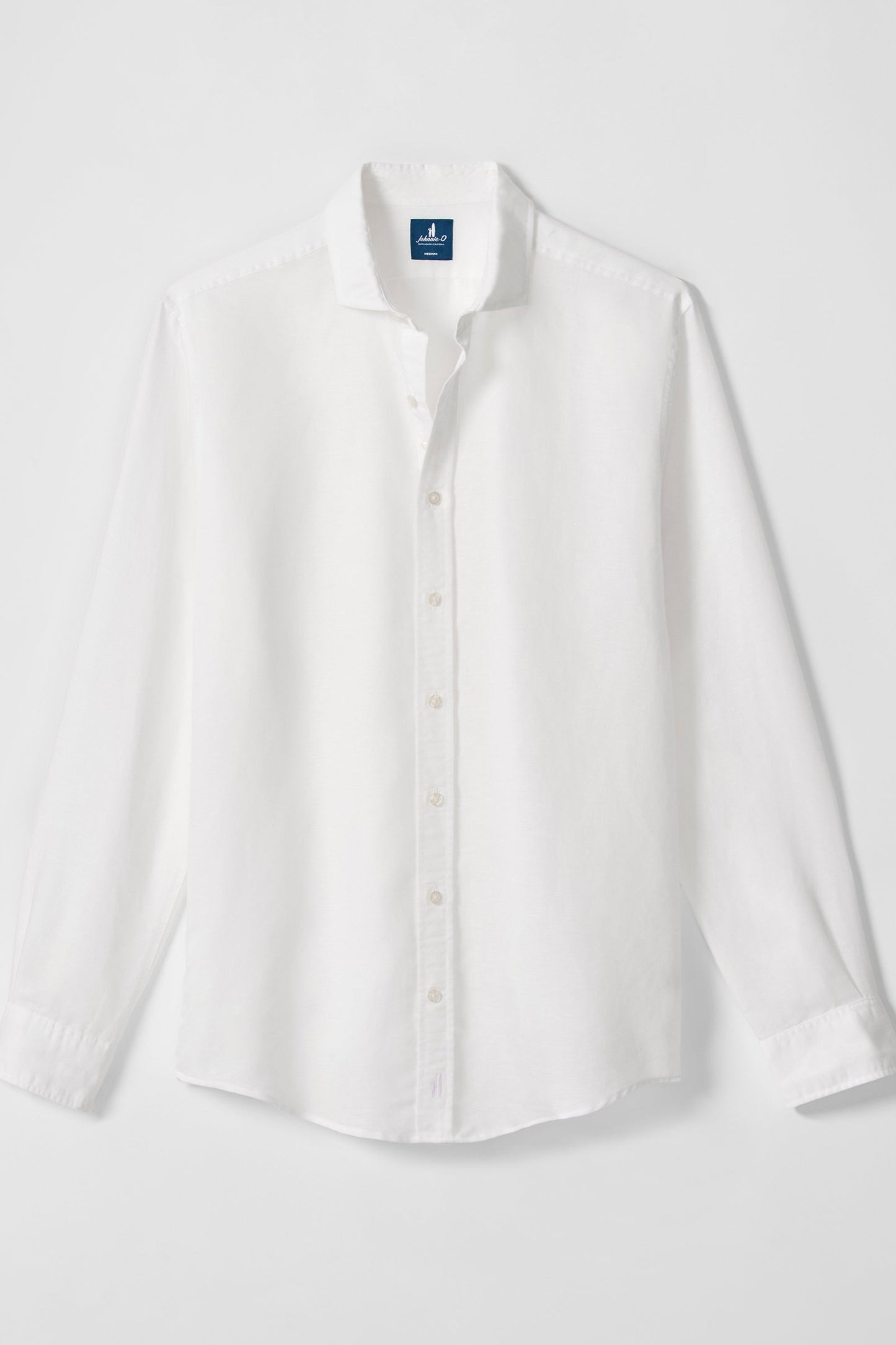 White shirt on a light gray background