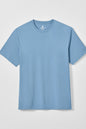Light blue t-shirt on a light gray background