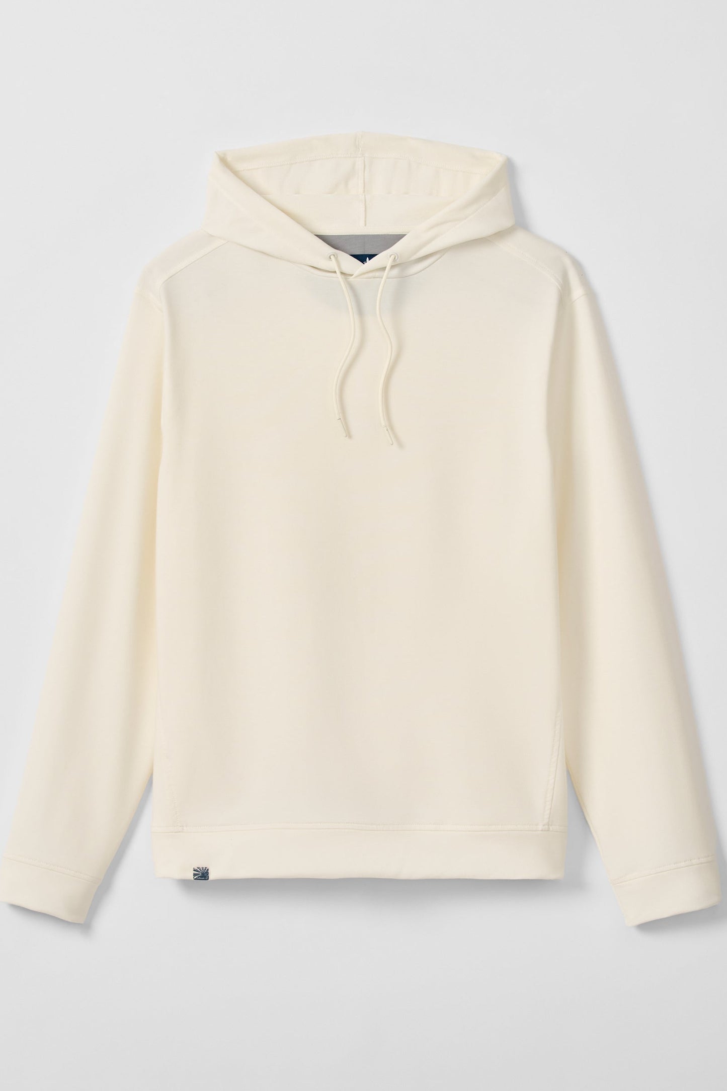 Beige hoodie on a light gray background