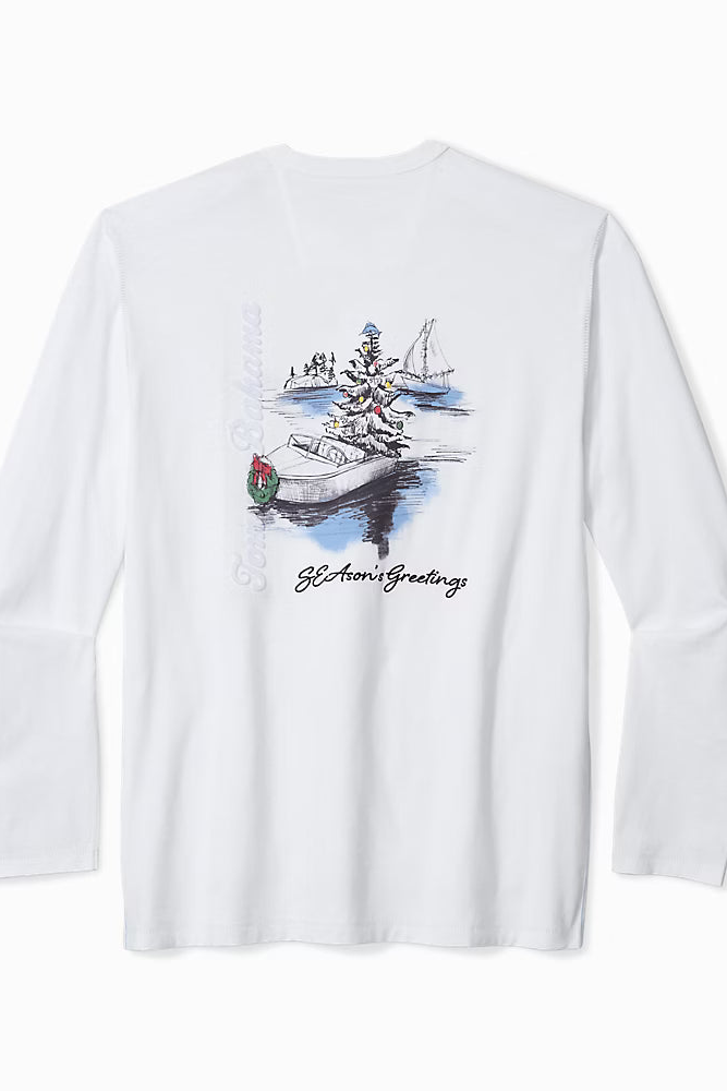 seasons greeting long tee