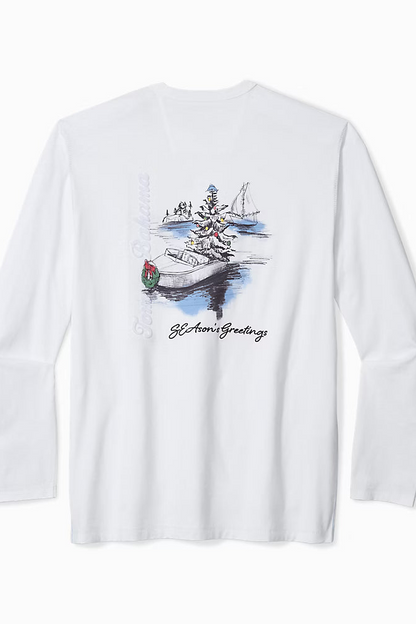 seasons greeting long tee