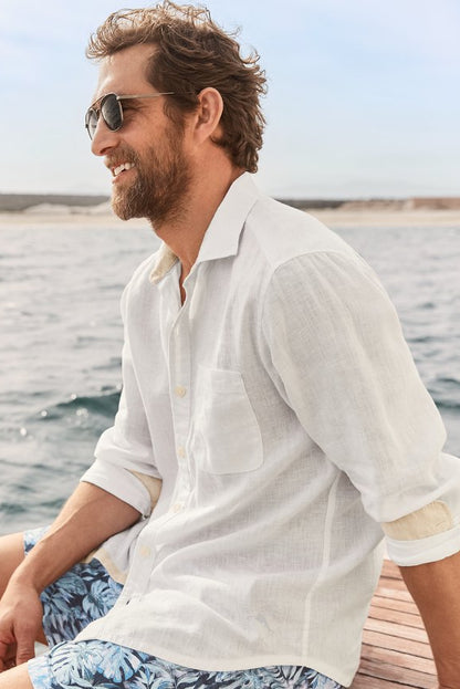 Paradise Breezer Linen Long-Sleeve Shirt