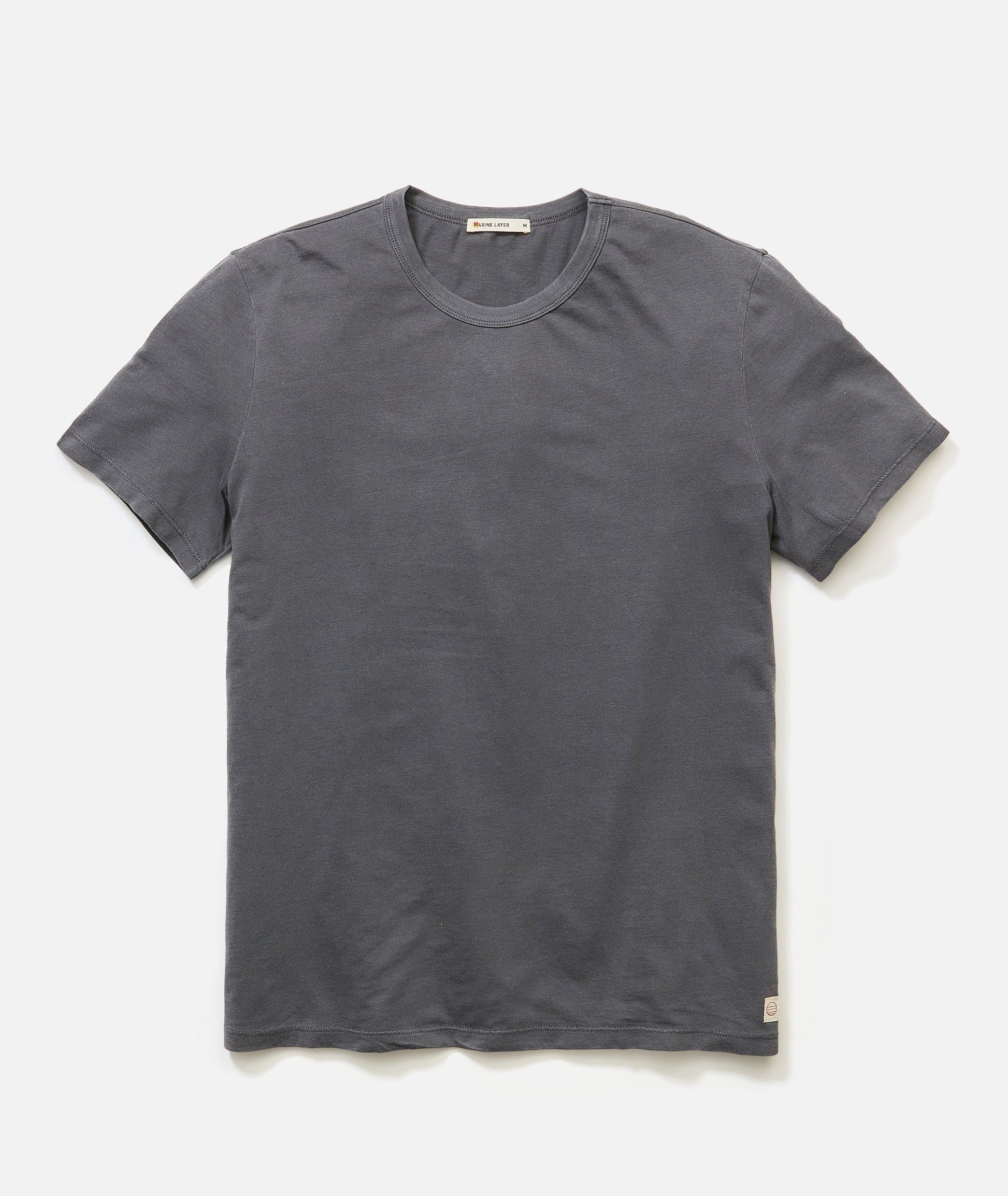 Gray t-shirt on a white background