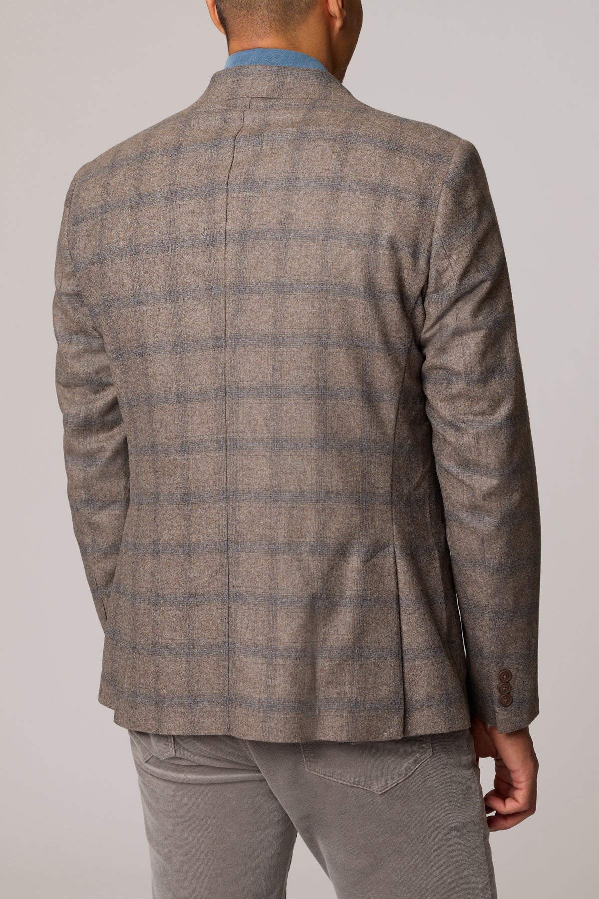 checked blazer